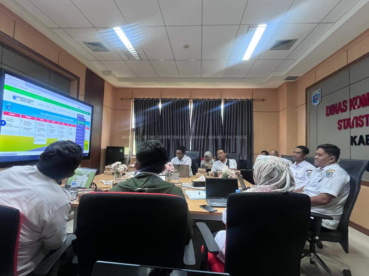 Bagian Perencanaan dan Keuangan Setda Paser Menghadiri Pelatihan Teknis Pengelolaan Website