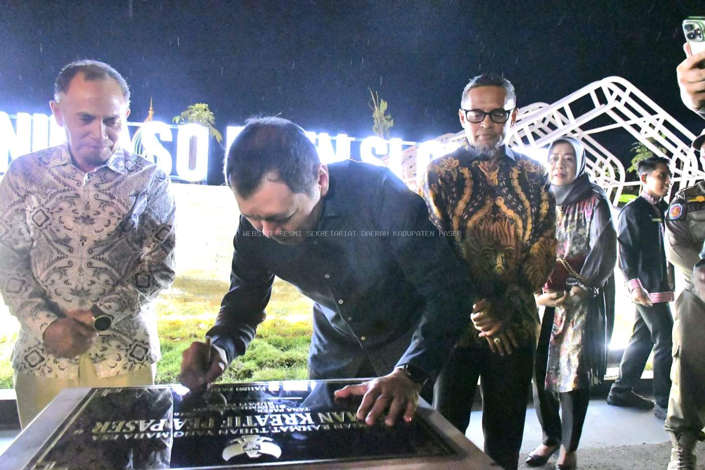 Taman Kreatif Pea Paser Diresmikan