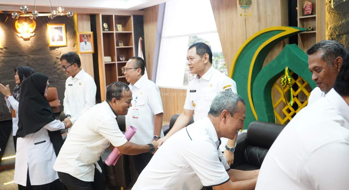 Bupati Halal Bihalal Dengan ASN, Pada Hari Pertama Masuk Kerja