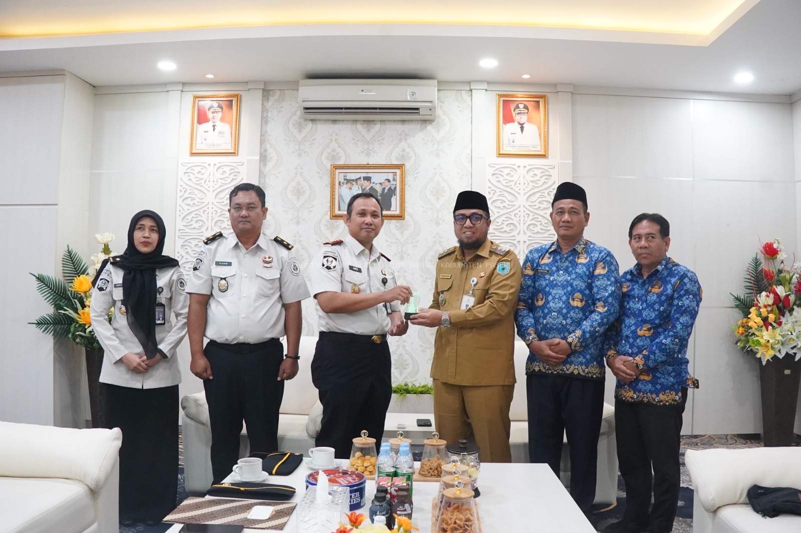 Wabup Terima Kunjungan Kepala Rutan IIB Tanah Grogot