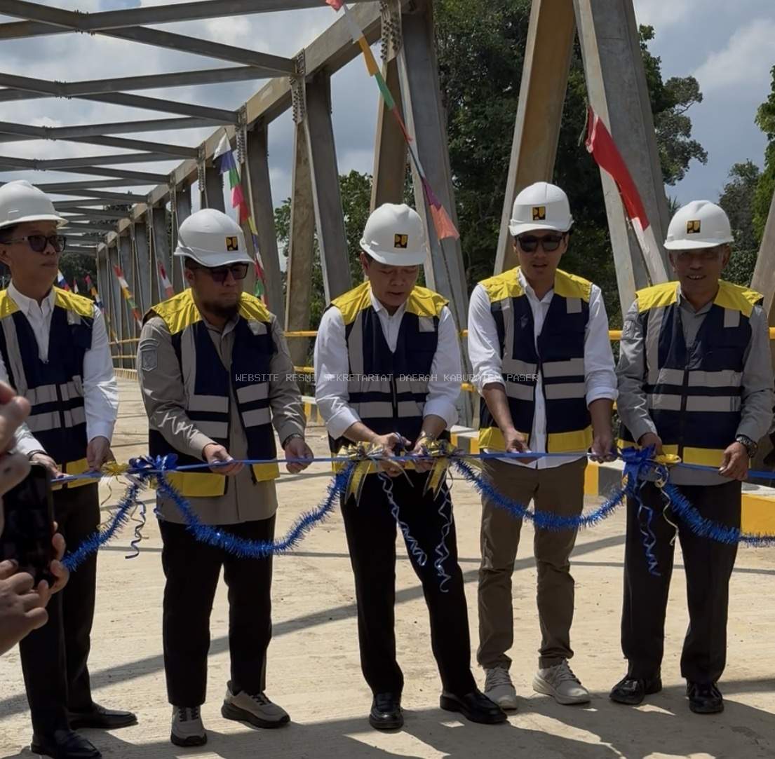 Resmikan Jembatan Sei Kasungai, Bupati Ingatkan Peranan Warga Dalam Perawatan