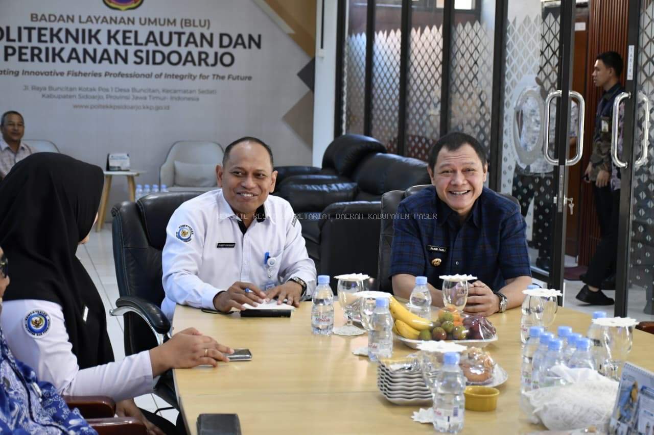 Pemkab Paser Berkomitmen Untuk Melanjutkan Program Kerjasama Pendidikan Dengan Poltek Kelautan dan Perikanan Sidoarjo
