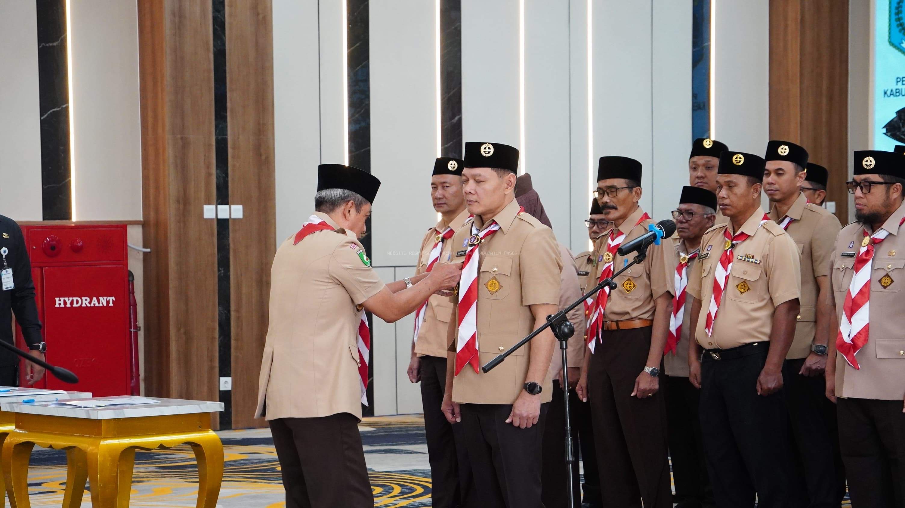 Bupati Paser Resmi Dilantik Sebagai Ketua Mabicab Gerakan Pramuka 2026-2031