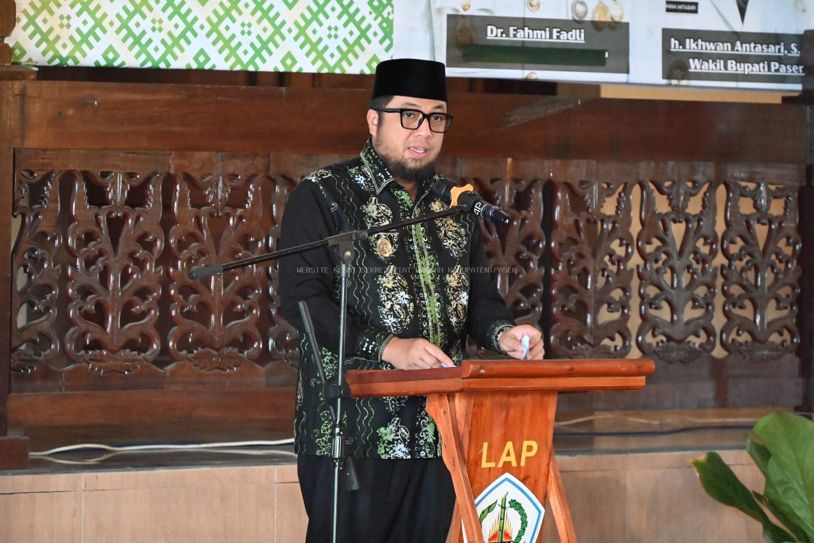 Wabup Buka Raker DPP-LAP, Ajak Selaraskan Program dengan Visi Paser TUNTAS