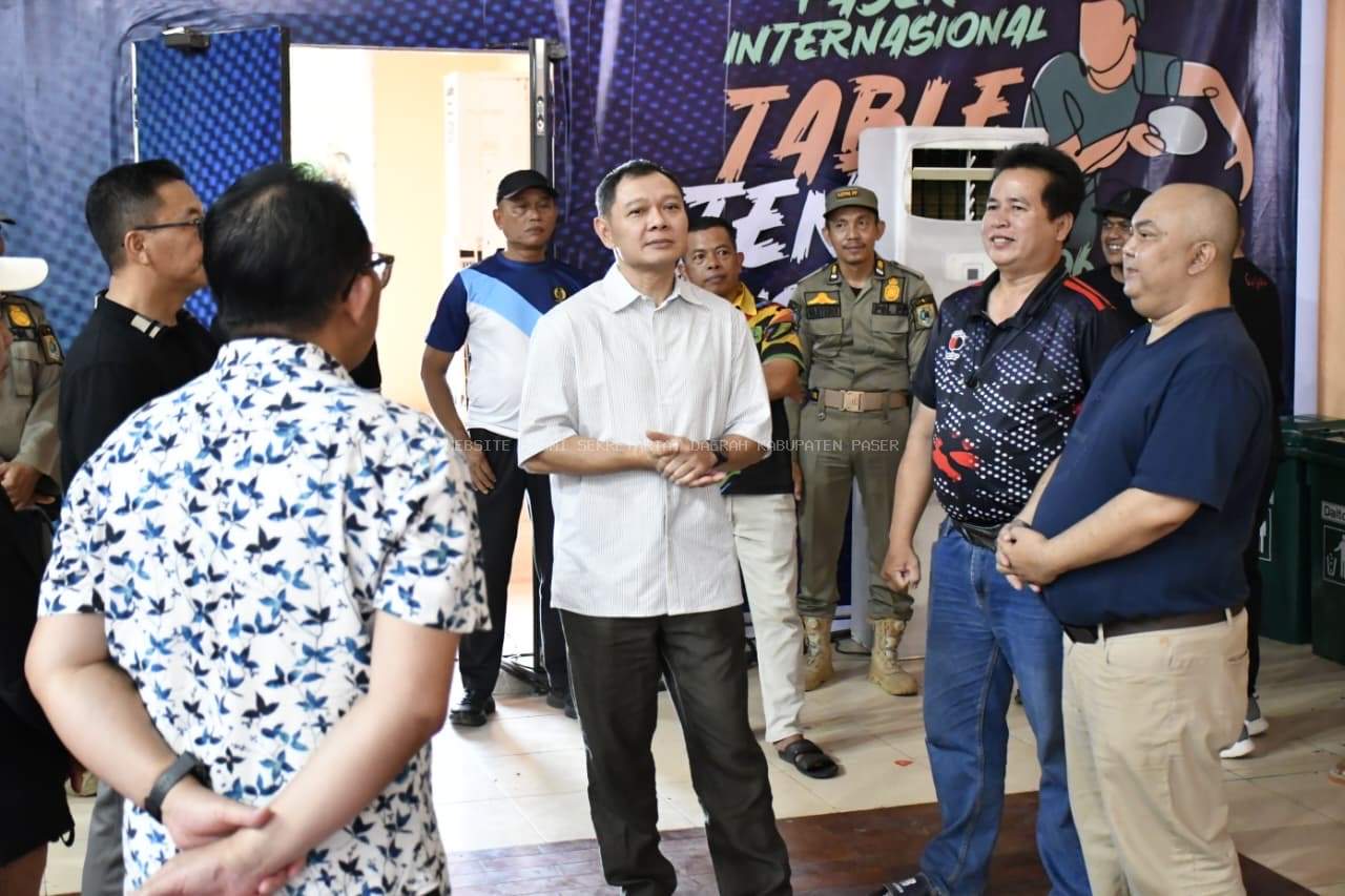 Bupati Tinjau Kesiapan International Table Tennis Championship 2026