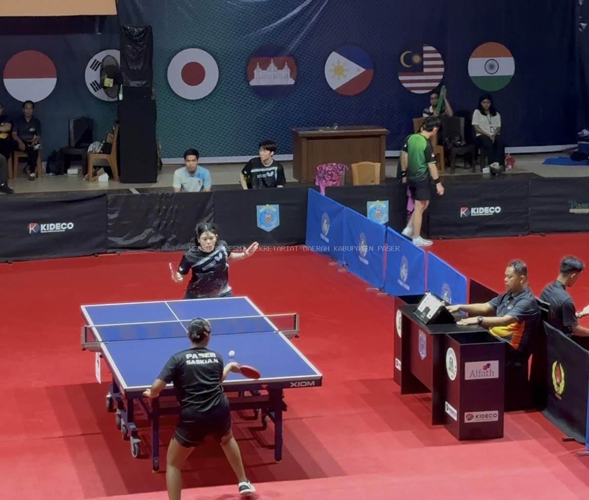 Paser International Table Tennis Championship 2026 Bergulir Meriah di GOR Sadurengas