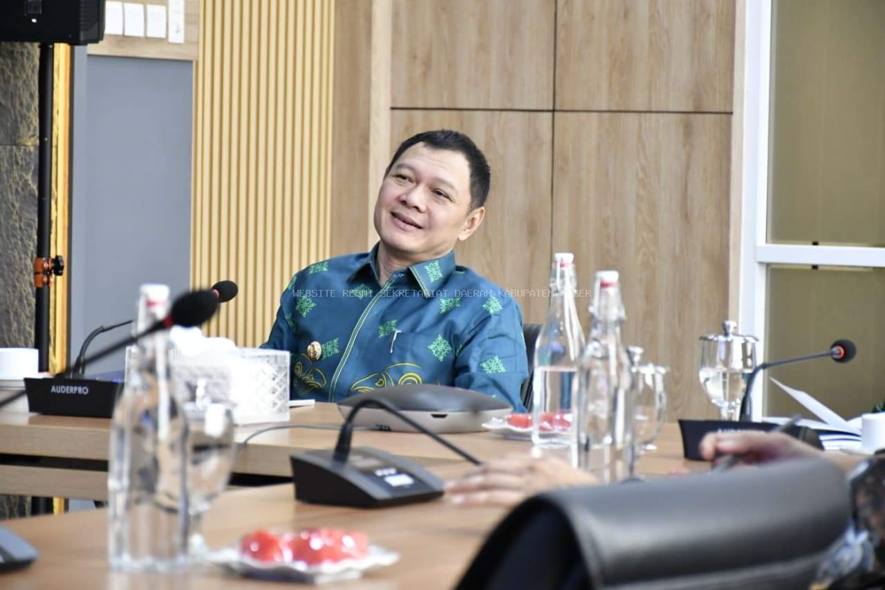 Bupati Fahmi Ikuti Rapat Virtual Bersama Komisi II DPR RI Bahas Remunerasi dan DBH