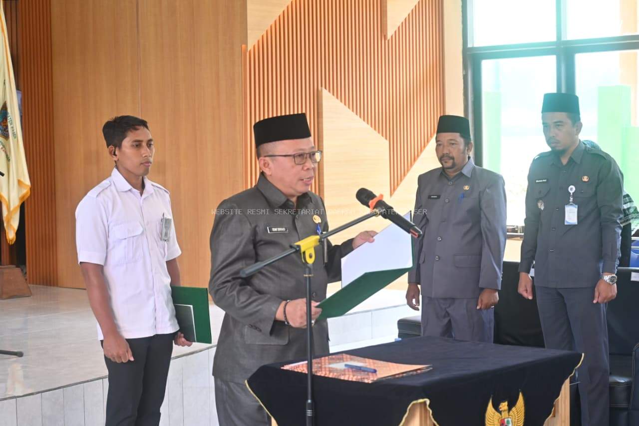 Anggota BPD di Sejumlah Desa di Kabupaten Paser Dilantik