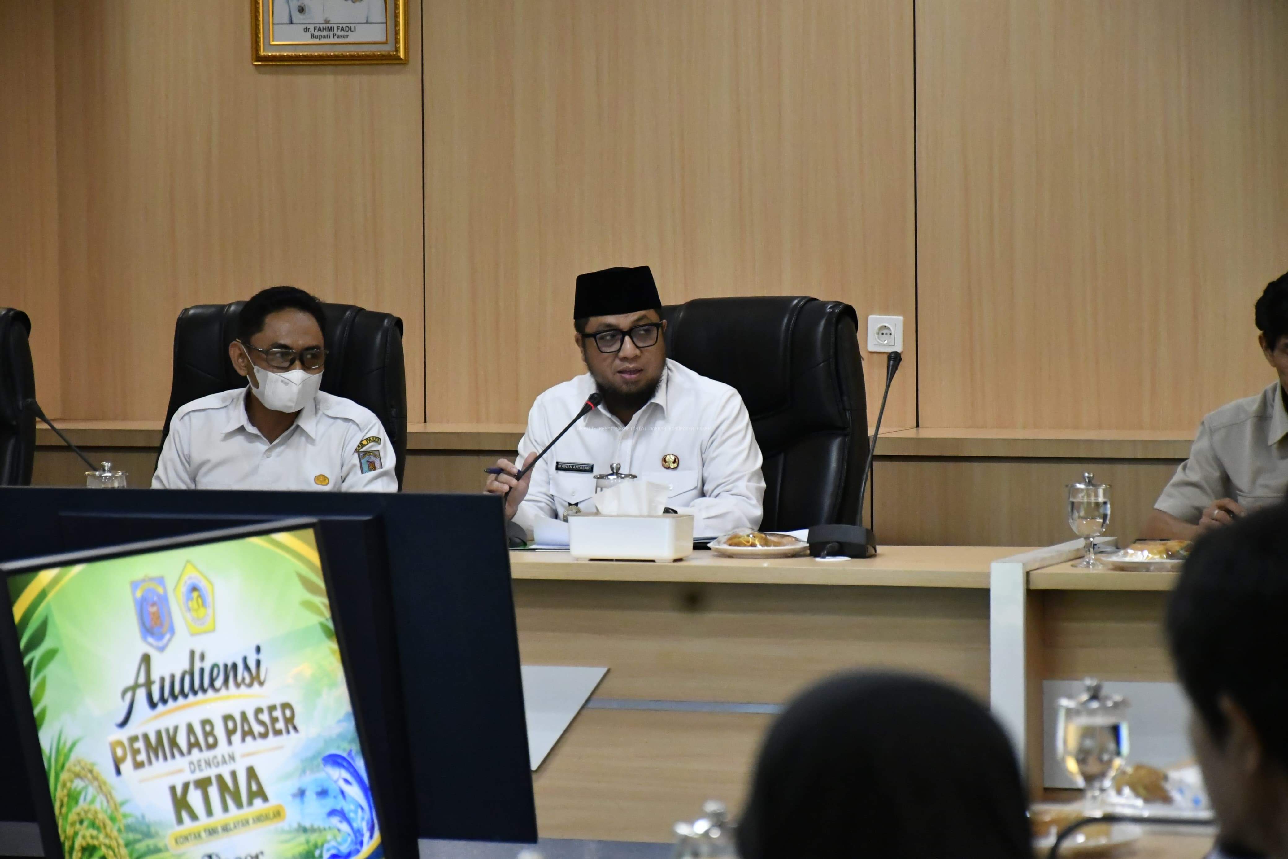 Wabup Terima Pengurus KTNA Kaltim dan Paser, Bahas Kesiapan Paser Sebagai Tuan Rumah KTNA XII Tahun 2028